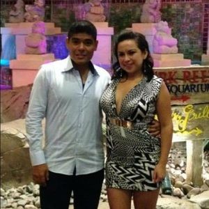 Black and white dress